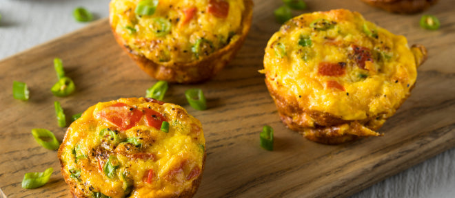 Chicken Sausage, Spinach & Feta Egg Muffins (High Protein & Easy Meal Prep)