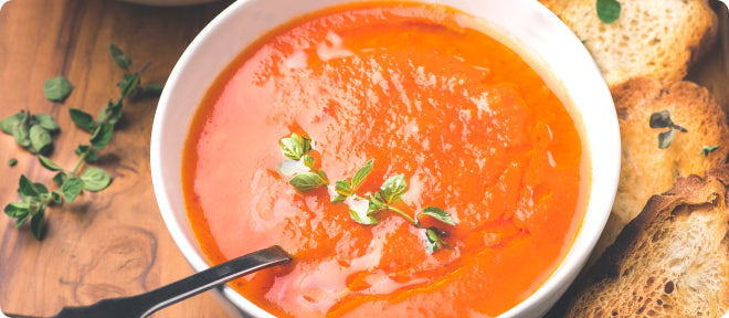 Creamy Tomato Soup with Collagen (Easy & Healthy Homemade Recipe)