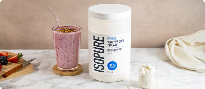 Berry Protein Smoothie with Whey (Easy, High-Protein & Delicious)